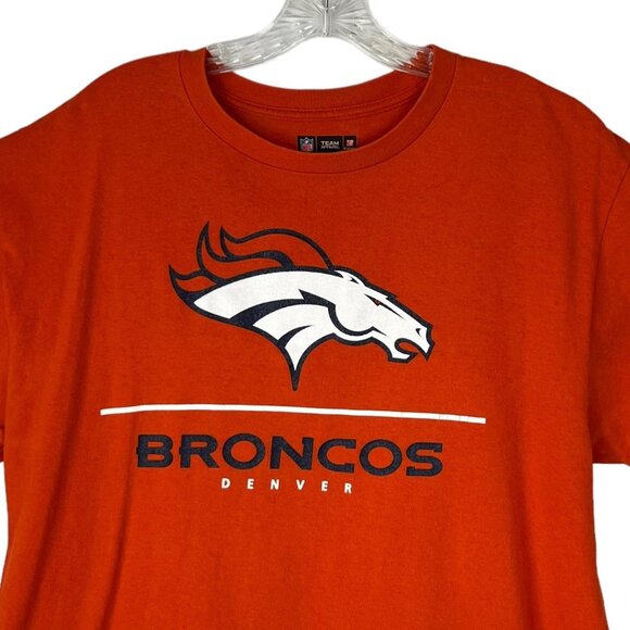 NFL Team Apparel Denver Broncos Tshirt Mens Large Orange Welker - Picture 3 of 5